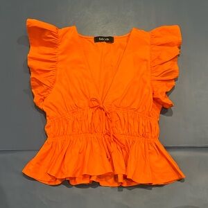 Fab’rik orange top size small